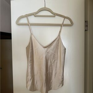 Reformation Cream Satin Camisole